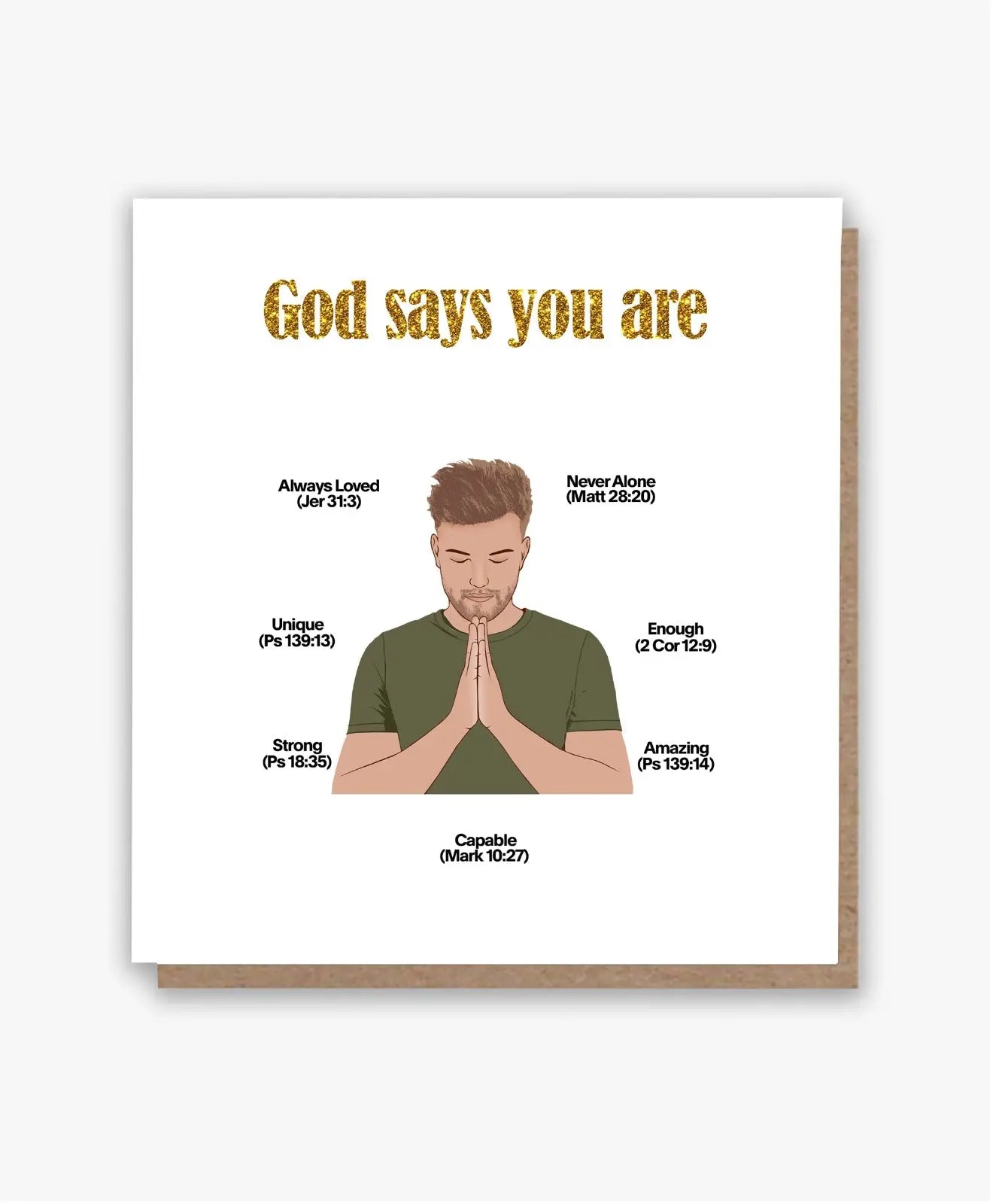 God Says You Are Card 🙏🏾 (Man 3) My Store