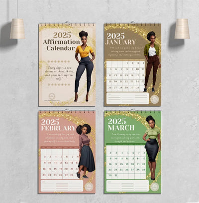 All Shades 2025 Affirmation Calendar – Daily Inspiration to Empower You Throughout Your Year All Shades