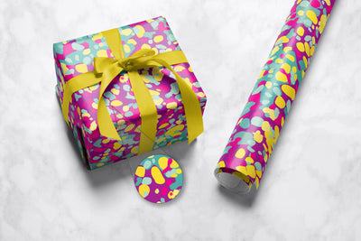 Pink Ankara Gift Wrap 1 Metre All Shades