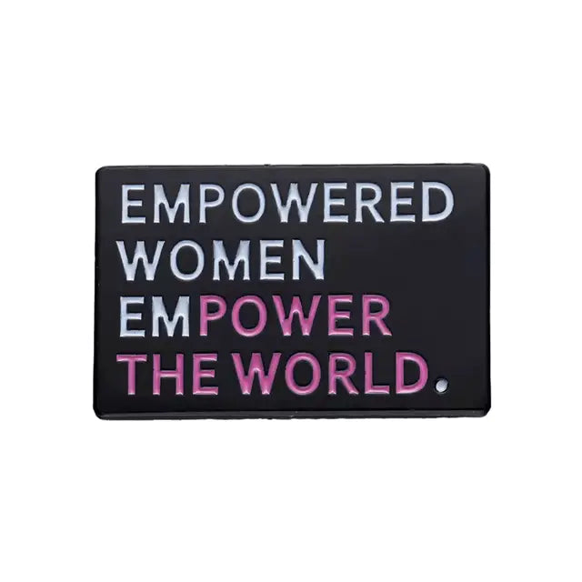 Enamel Pin – "Empower Women, Empower the World" All Shades