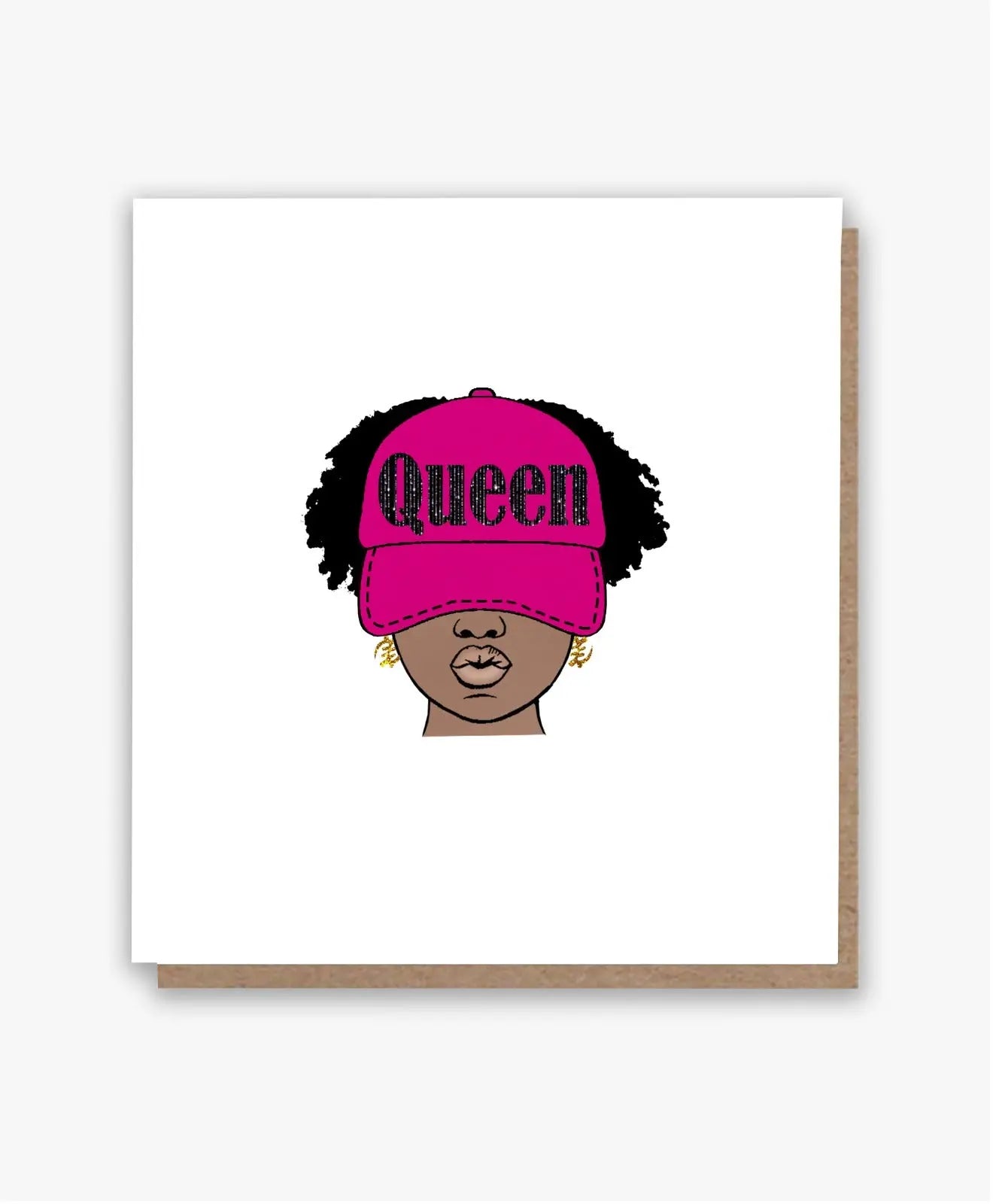 Queen Cap Card (Lighter Skin Tone) My Store