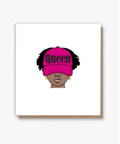 Queen Cap Card (Lighter Skin Tone) My Store