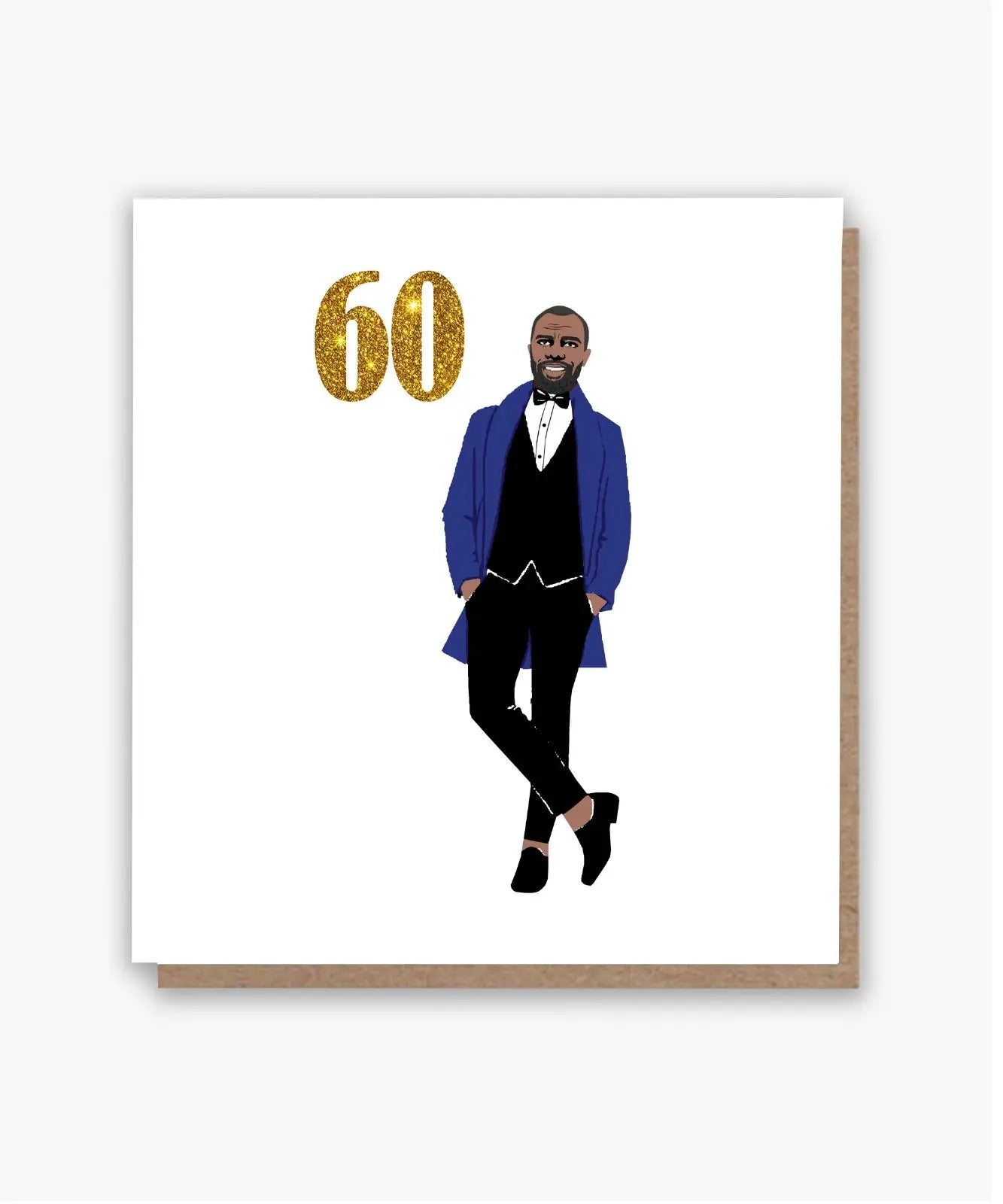 Happy 60th Card (Lighter Skin Tone) My Store