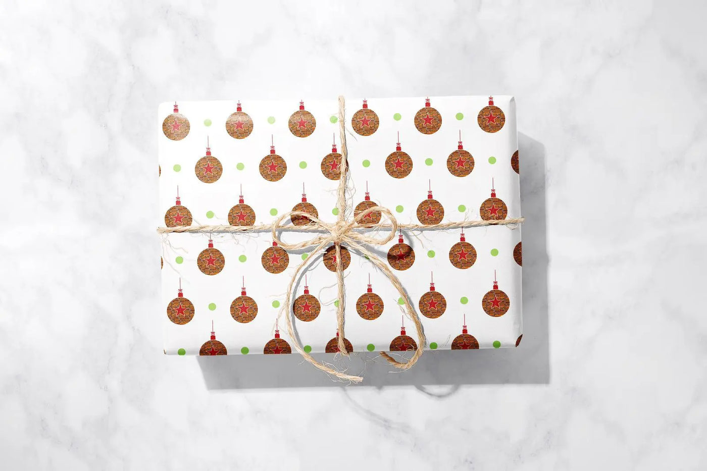 Kente Christmas Bauble Gift Wrap 1 Metre All Shades