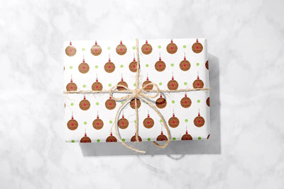 Kente Christmas Bauble Gift Wrap 1 Metre All Shades