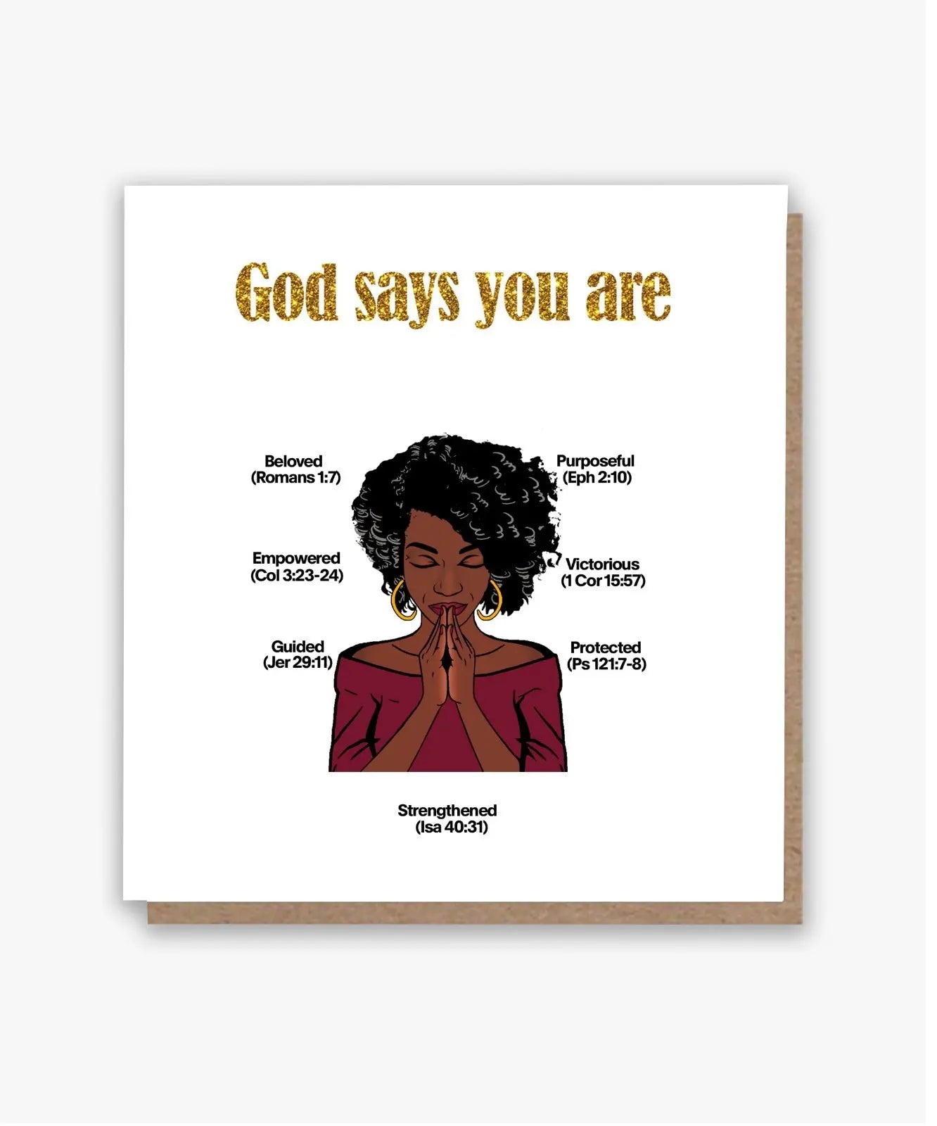 God Says You Are Card Lady 2 🙏🏾 My Store